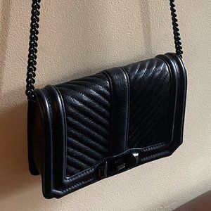 Chevron Quilted Small Love Crossbody Bag (Rebecca Minkoff)